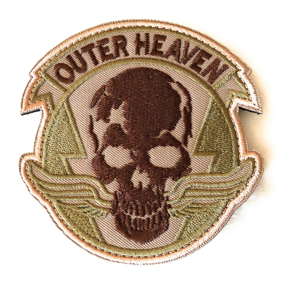 TERA of MGS Metal Gear Solid Metal Gear FOX HOUND Fox Peace Walker Embroidered Tactical Patches Velcro Patches for and Airsoft [Set 8] Cosplay,