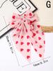 Valentine's Day Sweet Korean Women Bow Ribbon Hair Clip Spring Clip Double Layers Bowknot