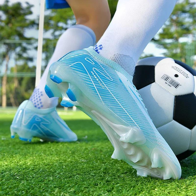 Мужские футбольные бутсы для детей, студентов, общества, тренировок, футбольные бутсы TF/FG, кроссовки высшего качества с шипами, сверхлегкие футбольные бутсы