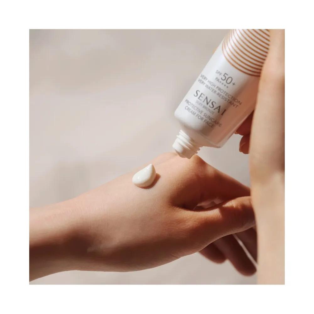 Sensai Sun Cream Silky Bronze Protective Face SPF50, 50ml