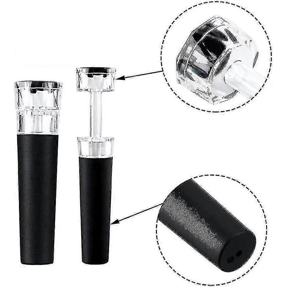 6 Pieces Wine Bottle Stopper, Silicone Wine Stoppers, Vacuum Wine Stoppers, - Pjun