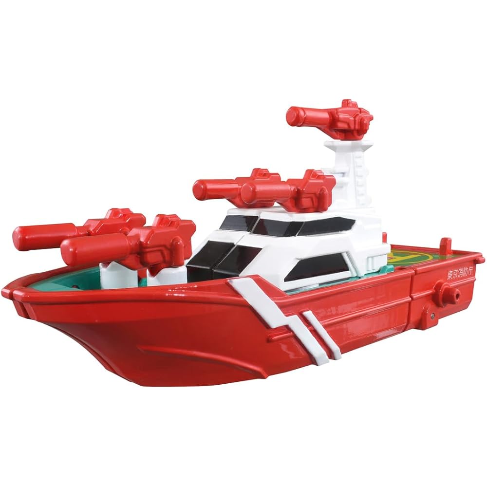 Takara Tomy Tomica Job Labor Fire Unite Vehicle Fireboat Toy Miniature Car for Ages 3 and Up