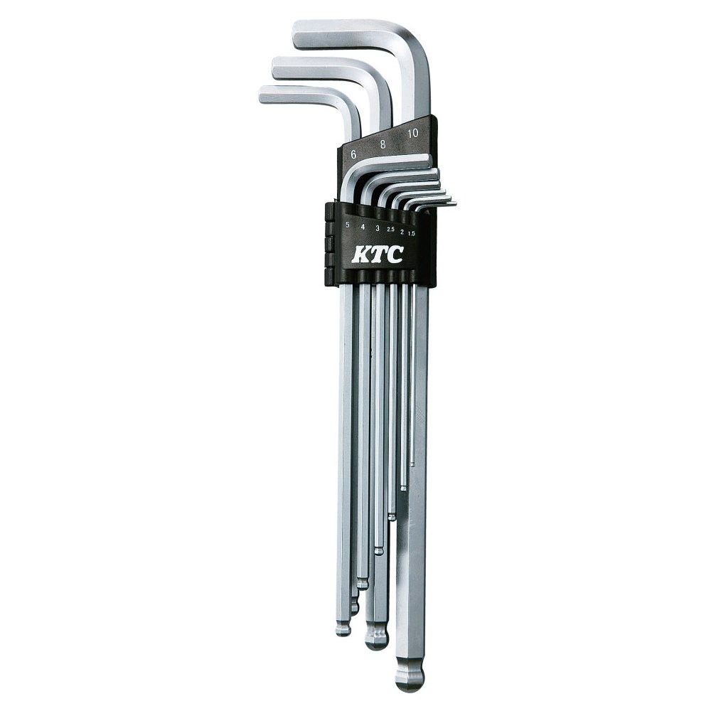 Набор длинных шестигранных ключей с шариковым наконечником типа L от Kyoto Machinery Tools HL259SP (КТК)