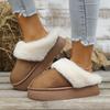 Fashion Women's Winter Fluffy Slippers for Women Winter Fashion Platform Indoor Shoes Female Thick Warm Floor Slippers for Women