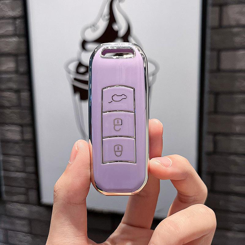 ТПУ чехол для автомобильного ключа Gac Trumpchi Gs3 Ga3 Ga4 Gs4 Gs5 Ga5 Ga6, умный бесключевой пульт дистанционного управления, защитный чехол, автоаксессуары