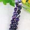 10mm Round Purple Stripe Agates Onyx Loose Beads Women Girls for Jewelry Making Design DIY Parts Accessories Natural Stone