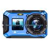 4K Dual Screen Waterproof 64MP Autofocus Underwater Digital Camera - English Version