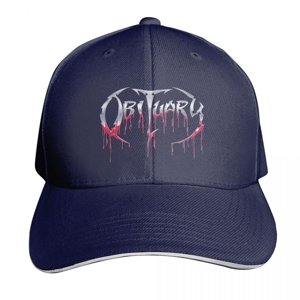 Некролог Death Metal Рок-группа Музыкальная Кепка Модная Повседневная Бейсболка Регулируемая Шляпа Хип-Хоп Летняя Унисекс Бейсболки