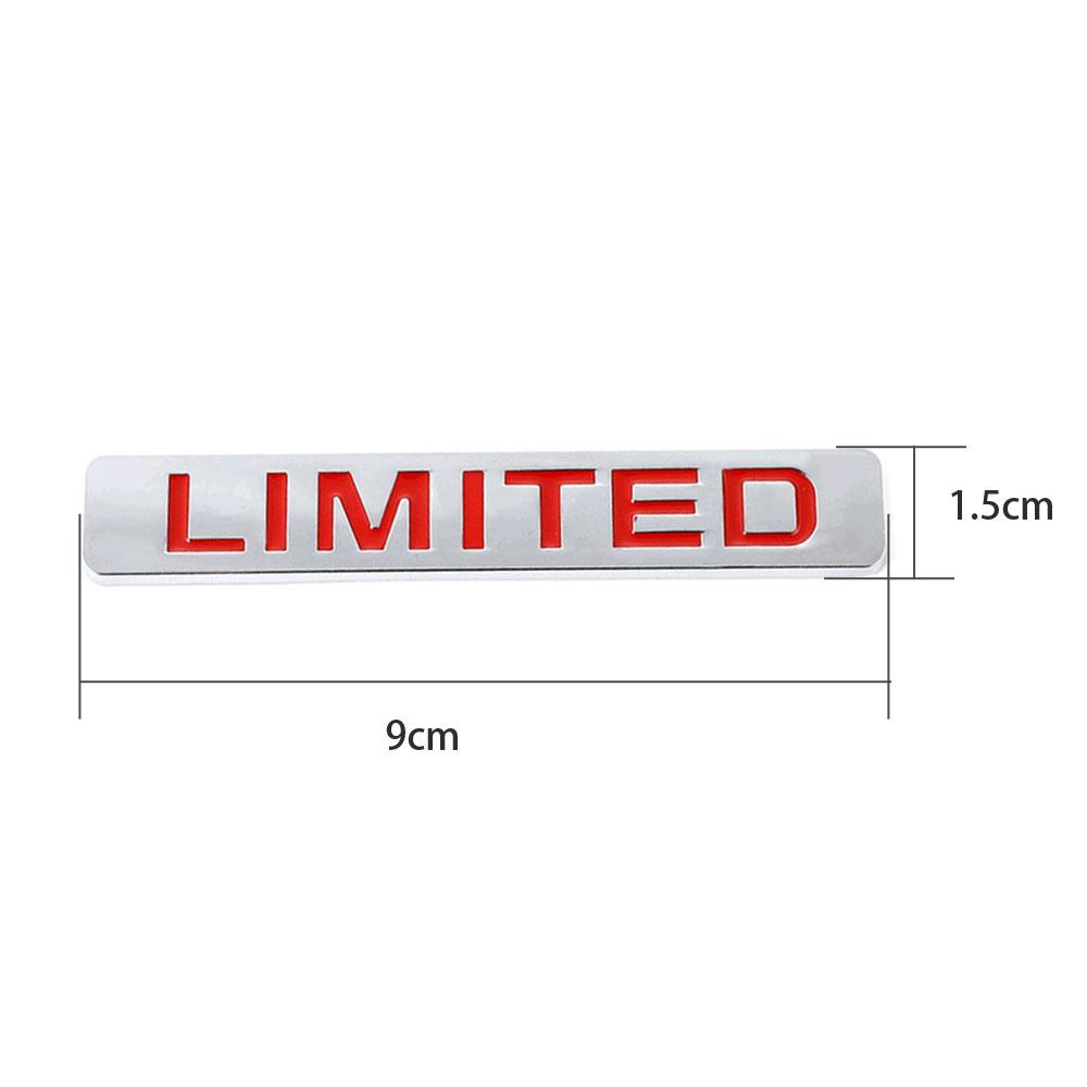 3D ограниченный тираж металлическая наклейка кузов автомобиля эмблема значок наклейка наклейка хром эмблема дверь бампер багажник автомобиль стикер
