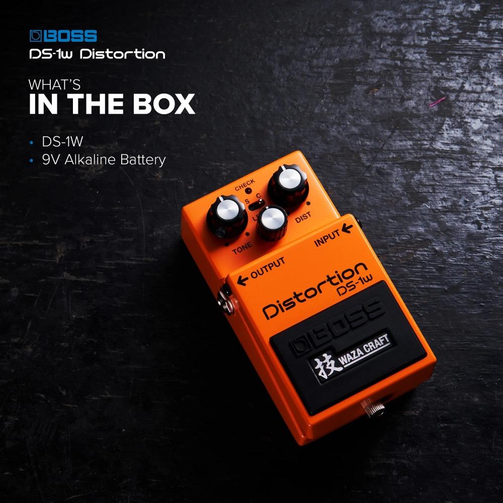 BOSSDS-1W Техника искажения WAZA CRAFT DS1W Сделано в Японии Boss Distortion