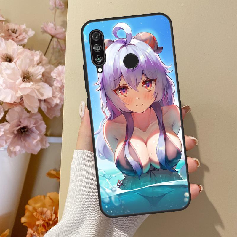 Genshin Impact Sexy Cute Girl For Huawei Nova 7i 8i 11i 12i 12s Y73 Y70 Y90 Y60 Y72 Y61 Y91 9 10 SE P30 Pro P40 Lite Case