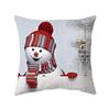 Santa Claus Snowman Holiday Pillow Case Gift Sleeper Sofa Bedroom Bedside Imitation Super Soft Pillow Back Pillow Case