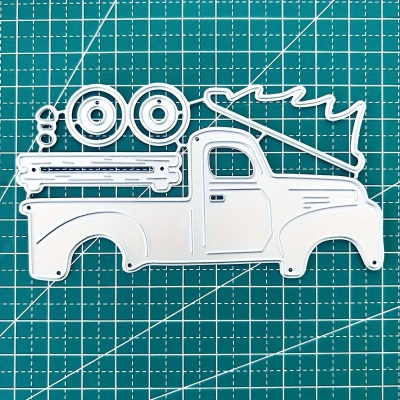 Рождественская машина Металлические режущие штампы Трафарет для DIY Скрапбукинга Фотоальбом Тиснение Бумажные карточки Поделки Вырубки