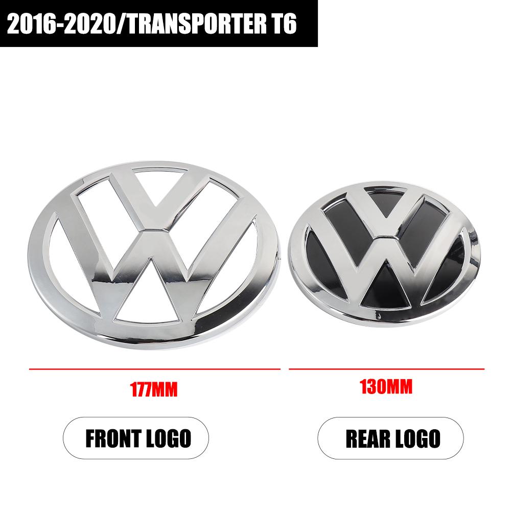 For VOLKSWAGEN VW Car Front Grille Emblem Rear Trunk Lid Logo Stickers Decoration For Volkswagen Transporter T6 2016 2017 2018 2