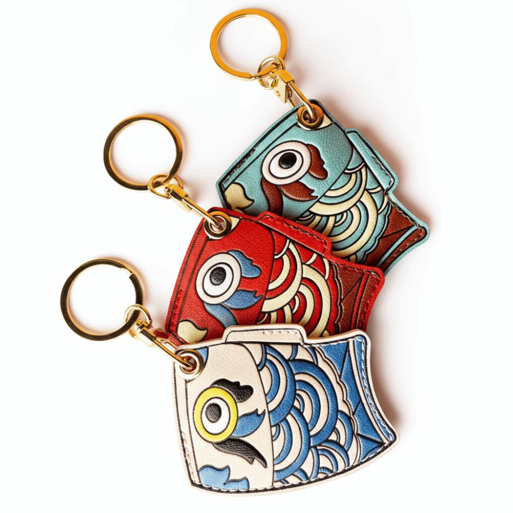 Leather Cartoon Candlestick Keyring Cartoon Candlestick Design Holiday Gift Keychain Bag Charm