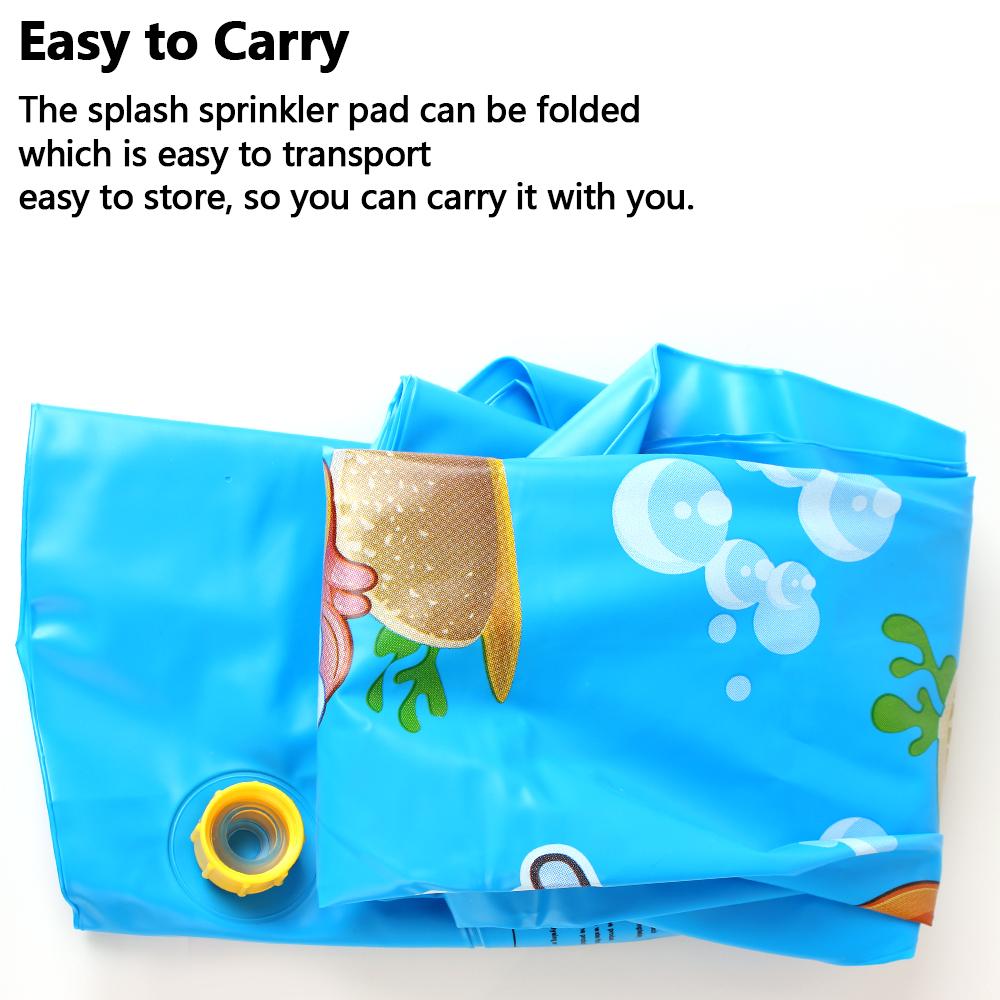 Для собак летний прохладный надувной коврик для распыления воды коврик для ванны игровой охлаждающий коврик для бассейна уличные игрушки для собак коврик для разбрызгивания воды для домашних животных