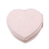 Fashion Heart Shaped Jewelry Box Mini Travel Portable Zipper Jewellery Display Cases For Necklace Ring Earrings Bracelet