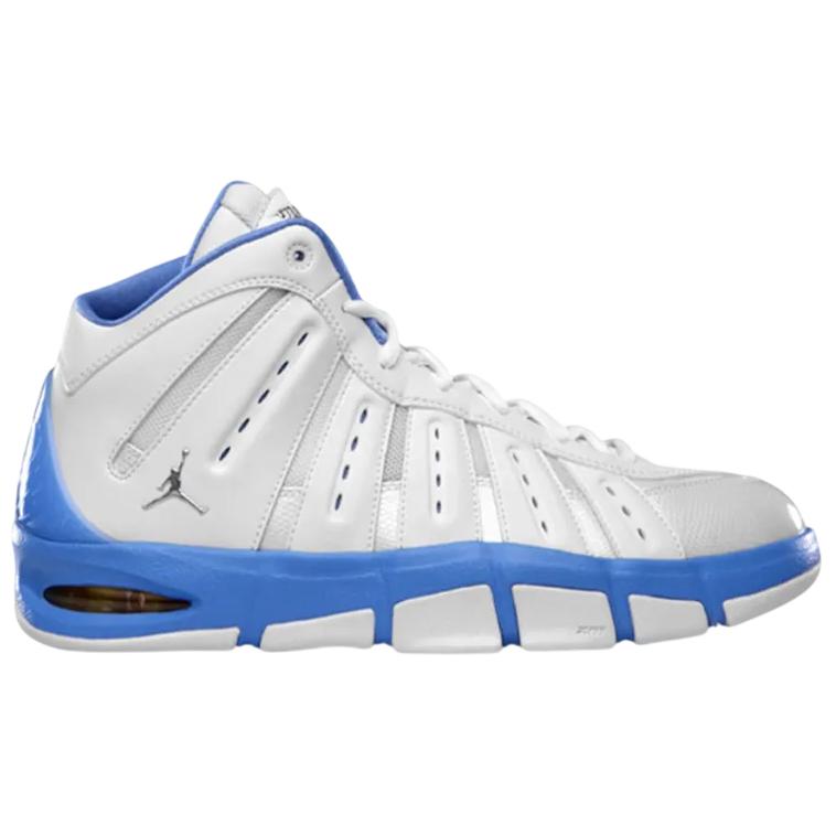 Jordan Баскетбольные кроссовки Melo M7 Vintage Мужские Бело-синие 414843-101