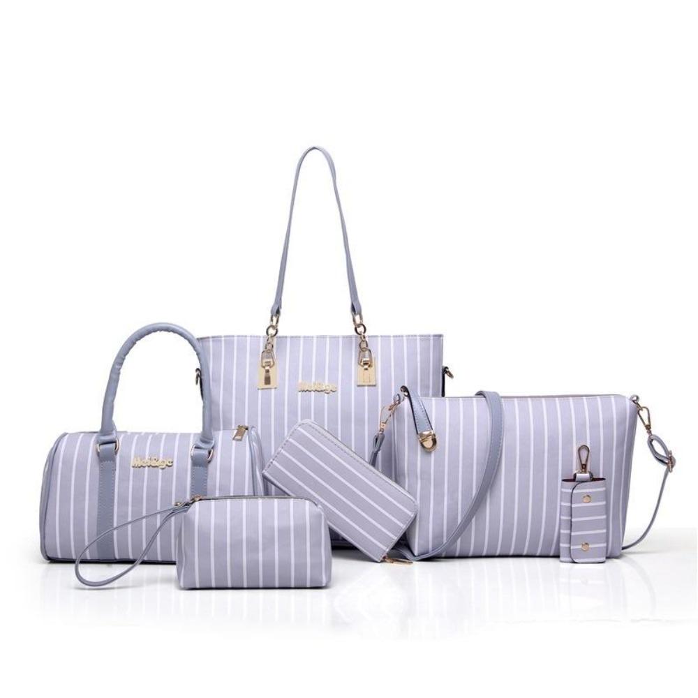 5 шт./компл. женские сумки-тоуты, кожаные дизайнерские сумки через плечо, роскошный клатч, модный кошелек