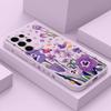 Фиолетовый Чехол-Брелок Тюльпан для Samsung Galaxy S25 S24 S23 S22 S21 S20 S10 S10E Ultra Plus FE Note 20 Ultra Plus