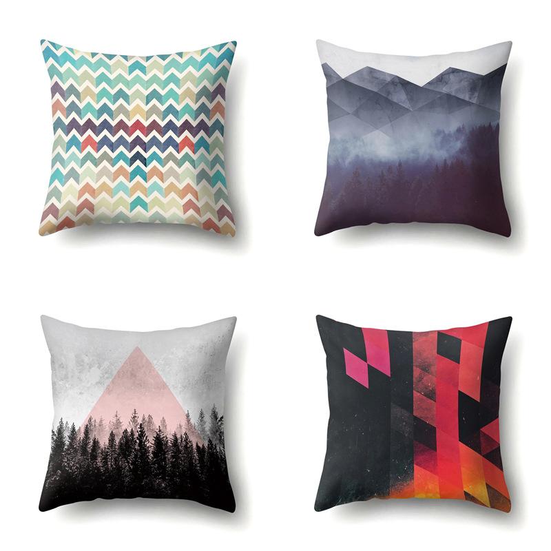 Polyester Pillowcase Automobile Decoration Home Printed Pillowcase