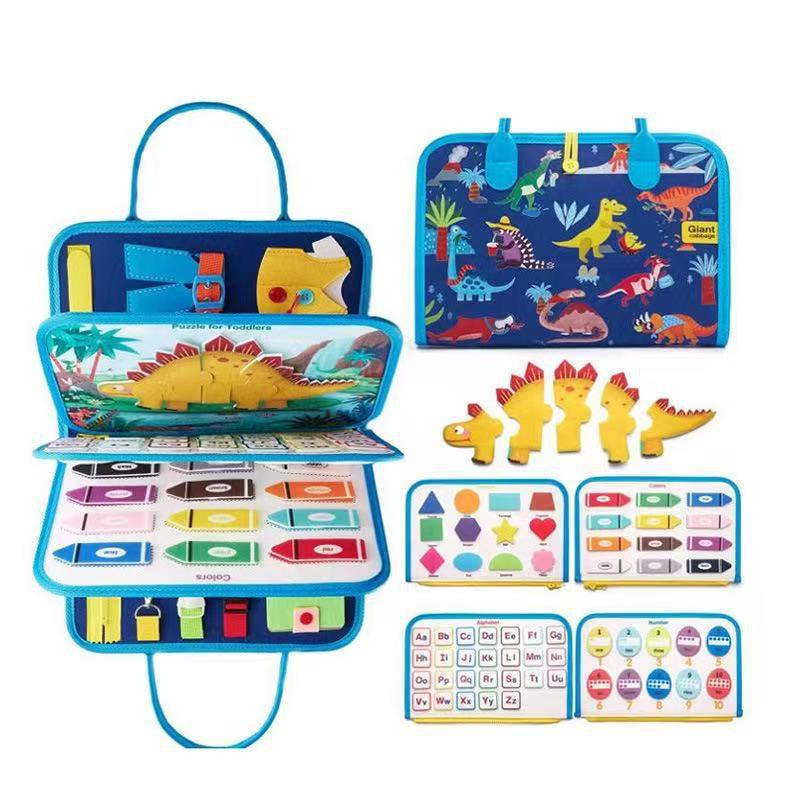 Монтессори Развивающая фетровая доска для обучения в раннем детстве: Учит одеванию и завязыванию шнурков.