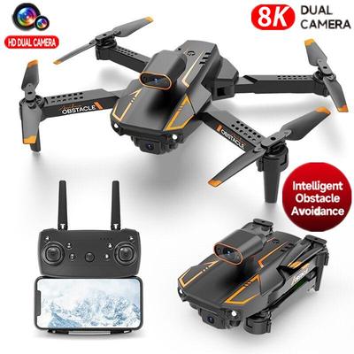 8K Дрон Профессиональный обход препятствий Двойная камера Складной RC Quadcopter Дрон FPV 5G WIFI Пульт дистанционного управления Вертолет Игрушка