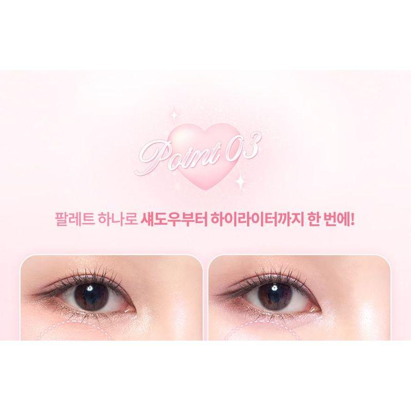 dasique - Mood Shadow Palette Sweet Heart Collection - 2 Types