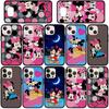 Чехол для телефона Samsung Galaxy S25 S24 S23 iPhone 16 15 Xiaomi Redmi Note 14 13 12 16E X 11 Pro Max OPPO Moto Huawei A4 аниме Микки Маус Минни Чехол