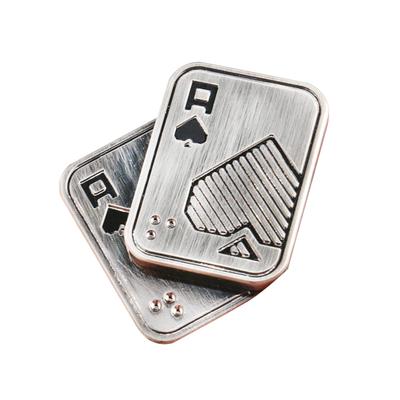 Покерная карта Push Card Портативный магнитный металлический слайдер для покера Игрушка для дома Школы Офиса На улице AA