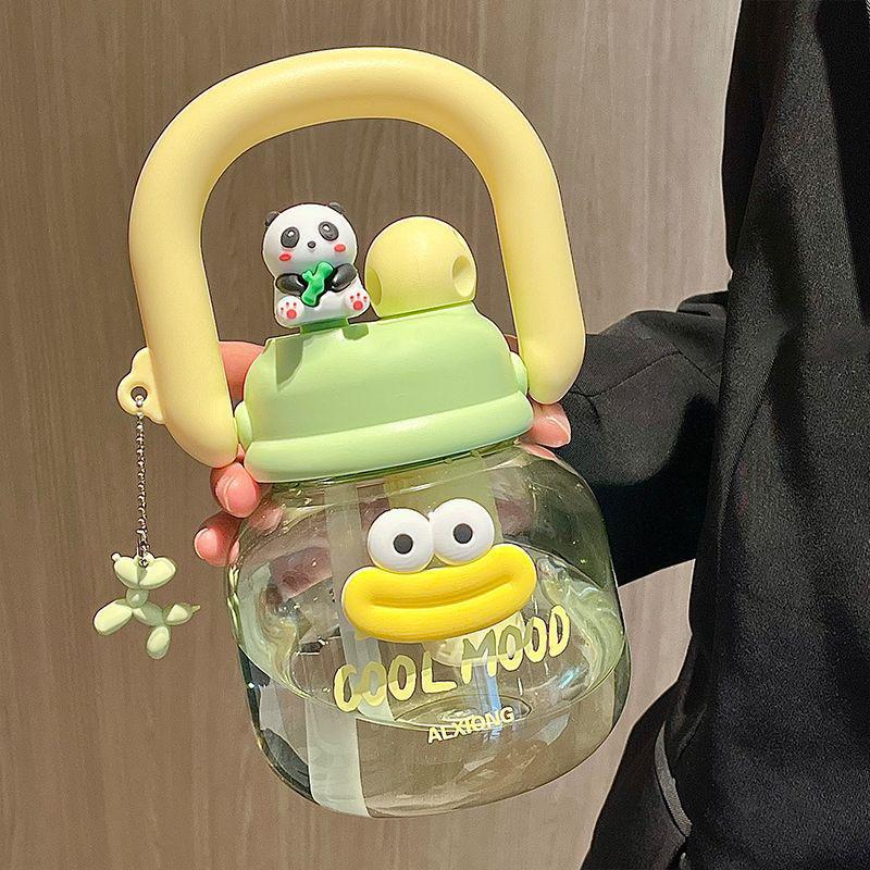 Summer Celebrity Large Capacity Insulated Tumbler - Cartoon Ice Buster Straw Cup for Kids