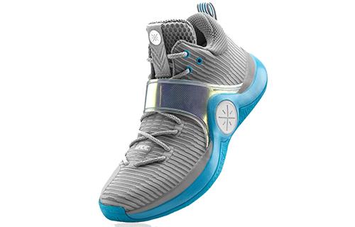 Li Ning WOW 6 Низкие Баскетбольные Кроссовки Мужские Белые Синие ABAM089-81
