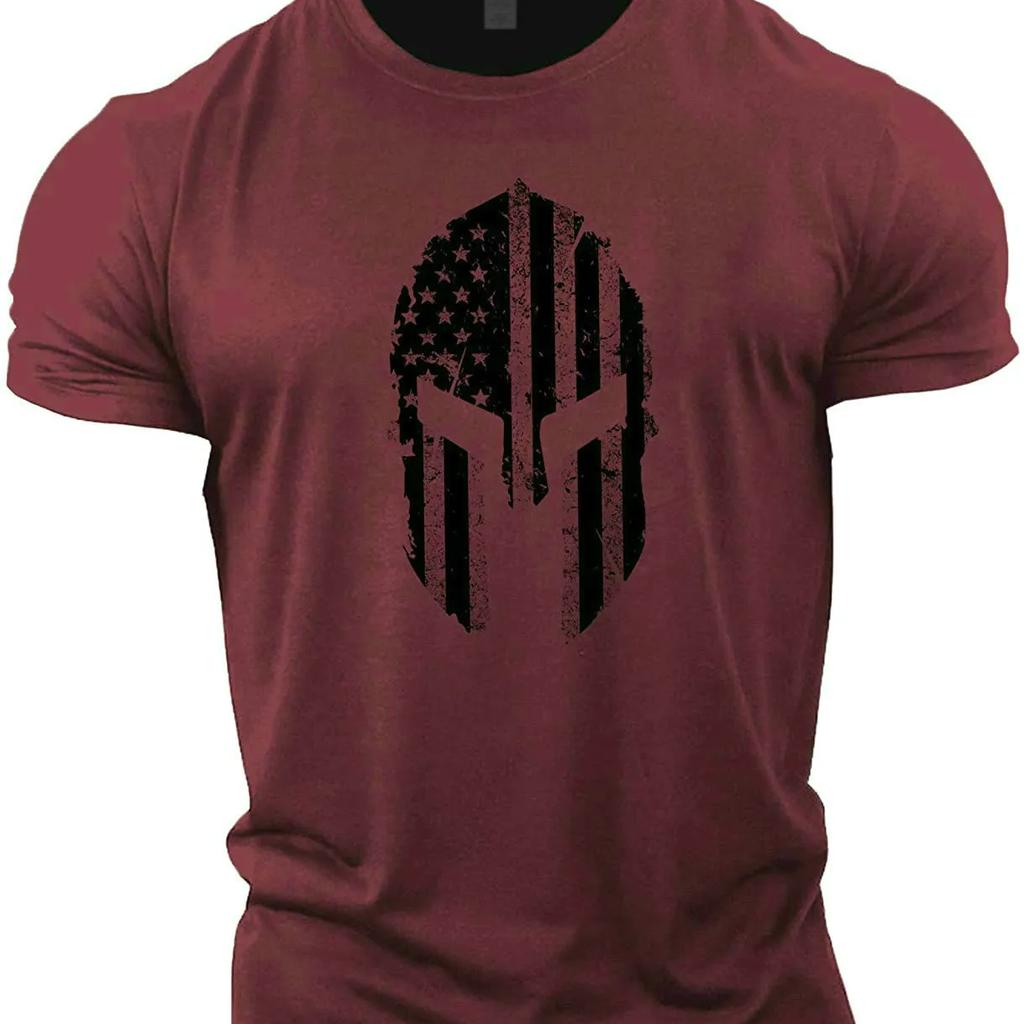 2022 солдатская футболка с коротким рукавом, мужская летняя повседневная дышащая быстросохнущая спортивная рубашка в полоску со звездами, большие размеры