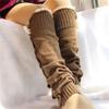 Women Foot Covers Warm Elastic Leg Warmers Knitted Socks Boot Socks Ankle Warmer