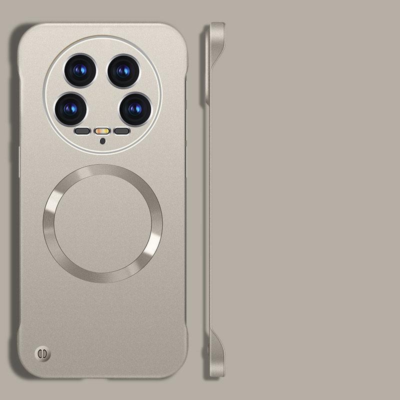 Для Magsafe Magnetic Frameless Phone Case для Xiaomi 14 Pro 13 Ultra Coque Wireless Charging Magsafe Borderless Cover для Mi 14 Ultra 13 Pro Fundas