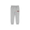 Polo Kids FW23 Letter Logo Embroidered Drawstring Casual Pants Kids Bottoms Light-Gray 323919515-003