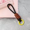 Color Combination Knot Mobile Lanyard Creative Short Braided Lanyard Mobile Phone Case Key Ring Can Be Detachable Anti-loss Rope