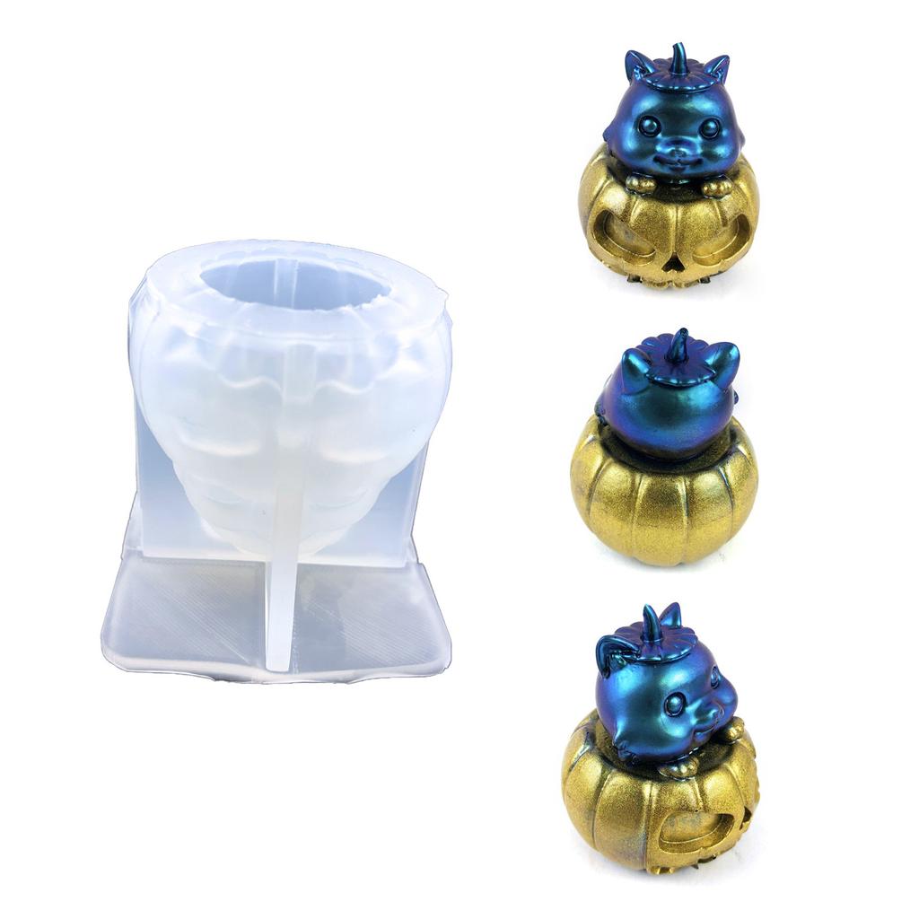 Хэллоуин кошка силиконовая форма для изготовления свечей пластырь мыло формы из эпоксидной смолы гипсовые украшения для шоколада DIY форма для выпечки