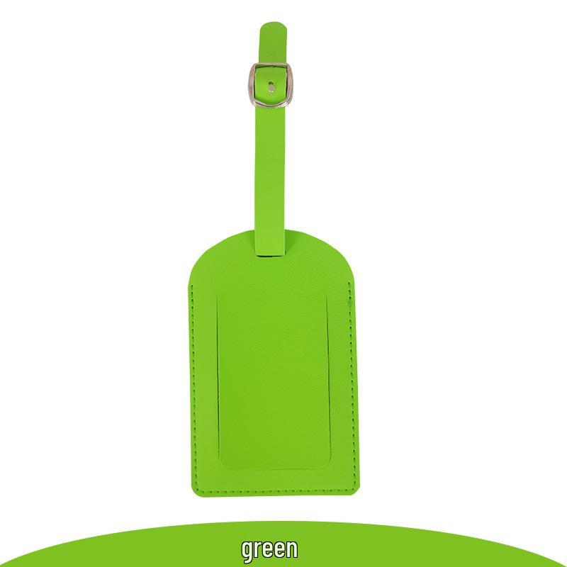 Идентификационная бирка из ПУ кожи для багажа и защиты от потери для чемоданов