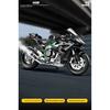 Большой размер 1/9 Kawasaki H2R Симуляция Спрей Модель Мотоцикла Игрушка Симуляция Сплав Модель Мотоцикла Мальчик Коллекция Автомобилей Ручная работа Подарок