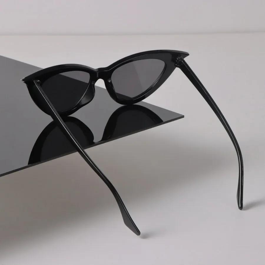 Роскошные солнцезащитные очки «кошачий глаз» для женщин и мужчин, крутой брендовый дизайнерский зеркальный солнцезащитный аксессуар, женский, мужской, маленькая оправа