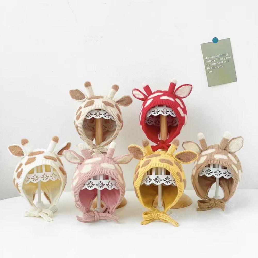 Windproof Baby Cap Cotton Girl's Ear Protection Cap Cute Cartoon Baby Hat Winter