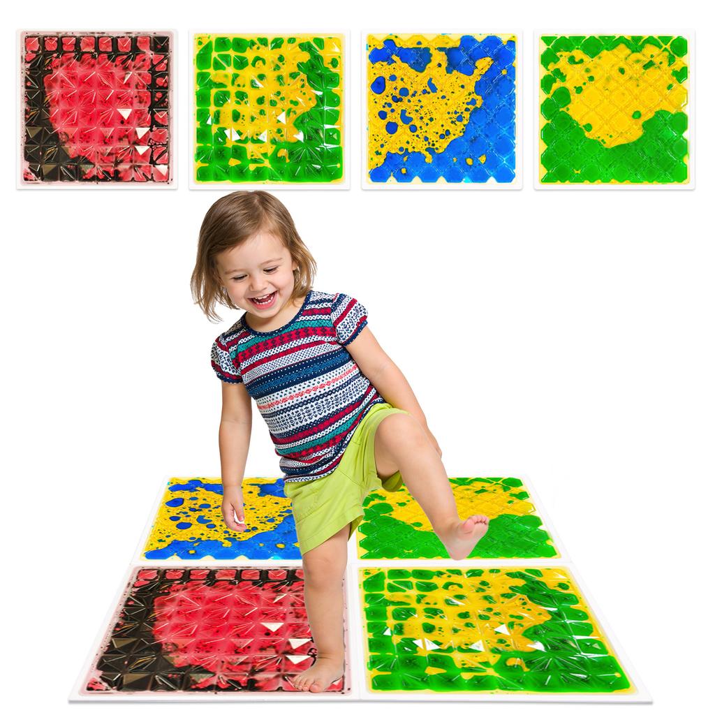 Art Creative Textured Floor Mat Sensory Fun Classroom Atmosphere Mat Kids Immersive Play Mat