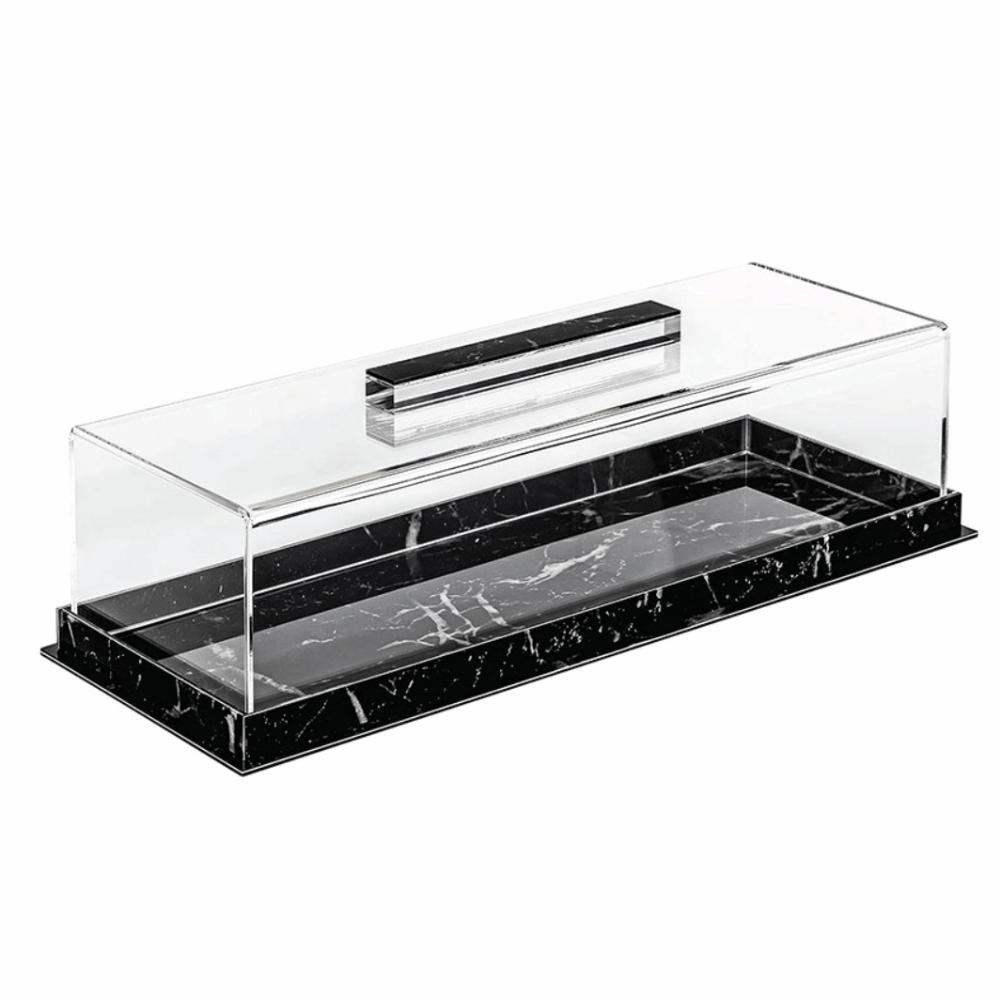 Dust-proof Cake Packaging Box Non-slip Bottom Bread Storage Container Cake Display Tray  Hotel