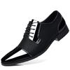 2025 New Men's Business Dress Shoes Casual Pointed Toe Wedding Shoes