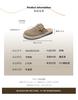 [Cowhide] Retro fisherman slippers, summer belt buckle, Haken slippers, casual vacation style women's shoes