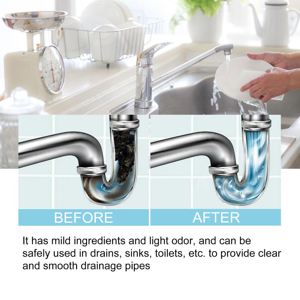 110 г мощное средство для прочистки кухонных труб, дезодорант для прочистки сливов в туалете, средство для быстрой очистки канализации от засоров