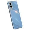 XINLI For Samsung Galaxy S25 Edge Case TPU Phone Cover with Electroplating Frame