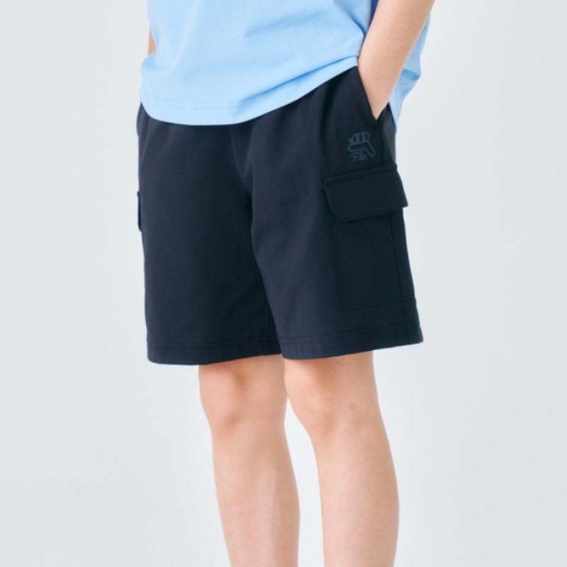 [fila Kids] Летние игровые брюки с карманами Fk2fpf2g01x Blk q0zFk2fpf2g01xBlk