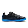 Nike Jr. Legend 8 Club Tf Gs Round Toe Lace-Up Low Top Soccer Shoes Kids Sneaker Blue Black AT5883-004